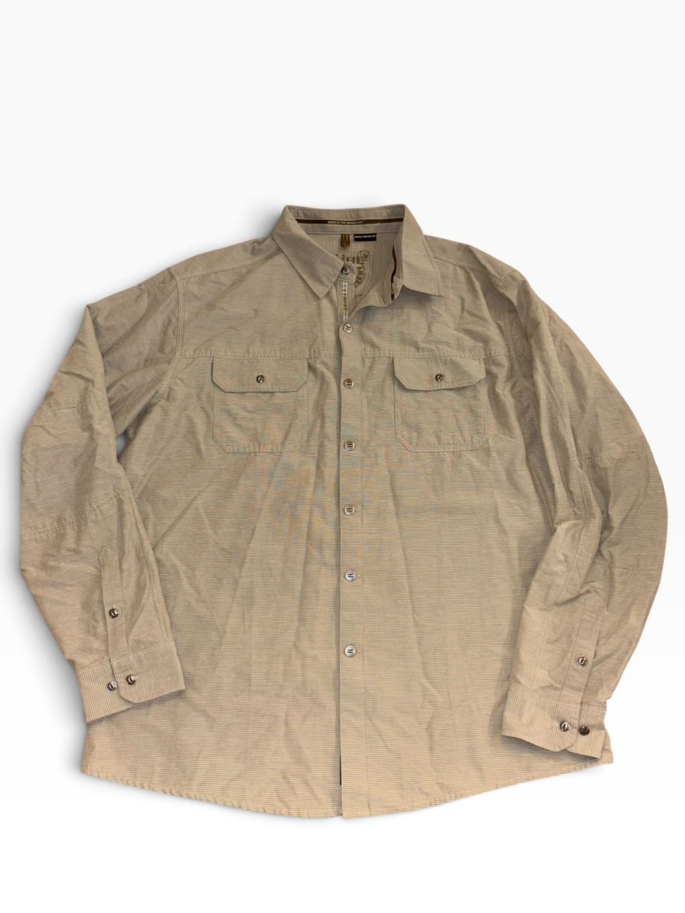 Kuhl Men's Casual Long-Sleeve Button-Up Shirt - Beige